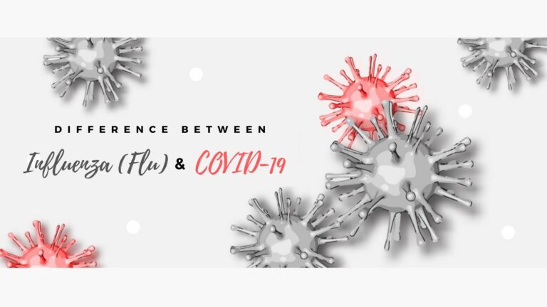 What is the difference between Influenza (Flu) and COVID-19?